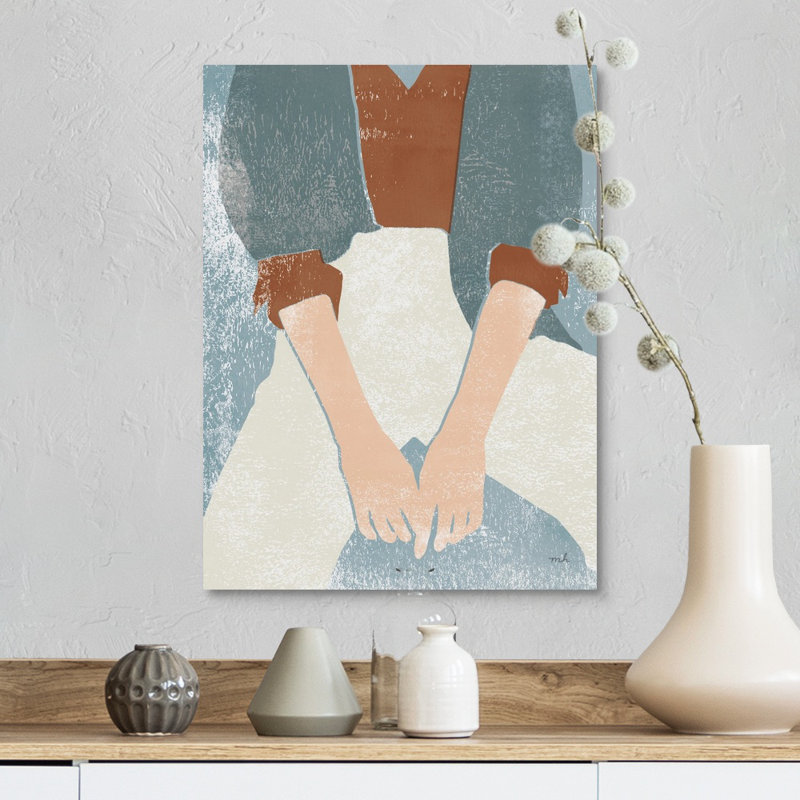 «Casual II» par Moira Hershey, reproduction sur toile tendue, Toile tendue, H 16 po x l 12 po x P 1,25 po