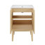 Meuble-lavabo autoportant 24 po Bosse en chêne naturel avec comptoir Bosse-105940855-121676151-105940853