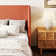 Bowdoin Modern Linen Upholstered Wingback Platform Bed with Wooden Slats