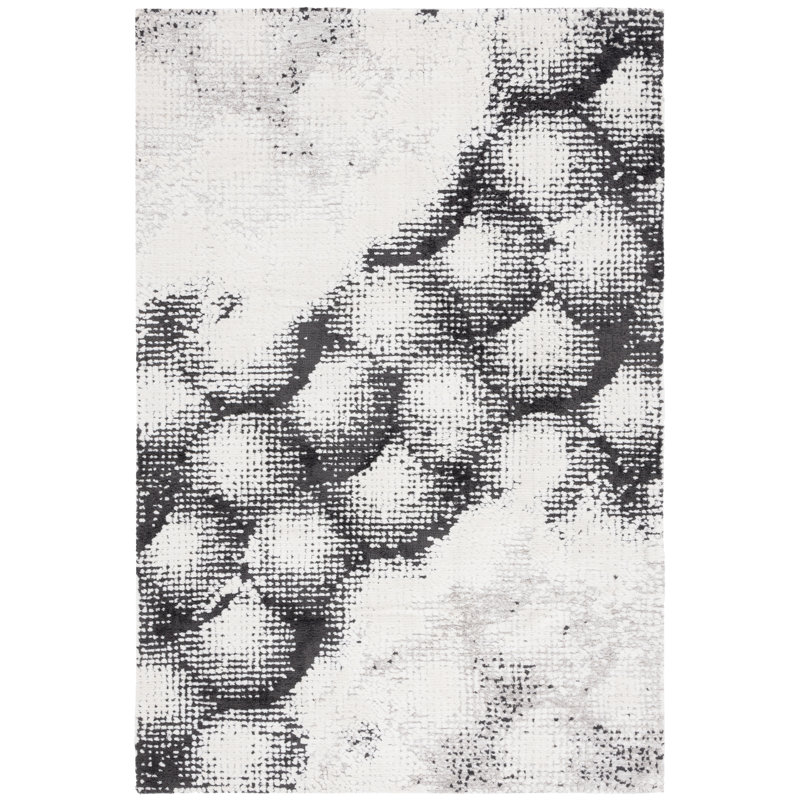 Morad Performance Performance Abstract Rug, Rectangle 4' x 6'