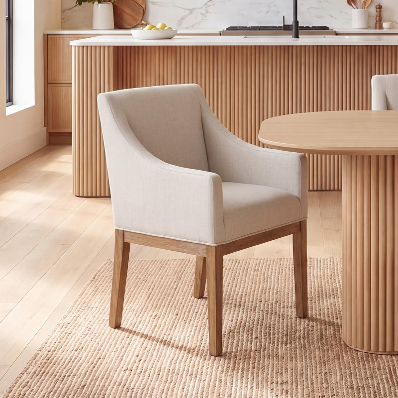 Chaise de salle à manger COLAMY ELVIA, 1, Beige
