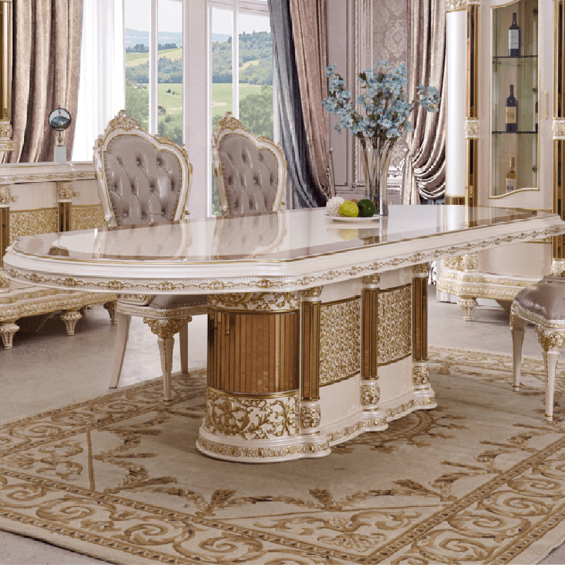 Table de salle à manger Antique Ivory