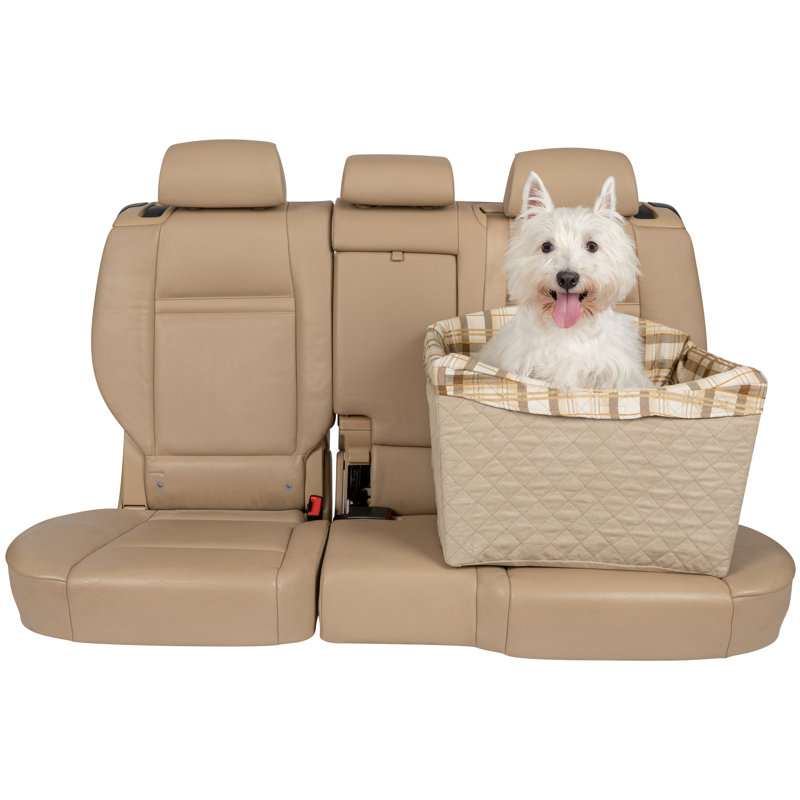 Small Brown Quilted Soft Sided Dog Carrier