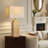 27.5" Industrial-Style Concrete Table Lamp With Square Shape(（Set Of 2）