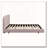Solid Wood Legs Upholstered Bed Frame-980847655-980847648