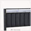 Lit double rembourré avec lumières DEL et garniture cloutée, noir-875722407-875722404