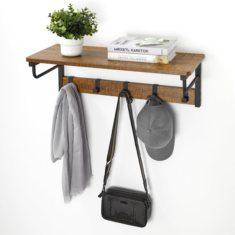 Macpherson Wall 5 - Hook Wall Mounted Coat Rack