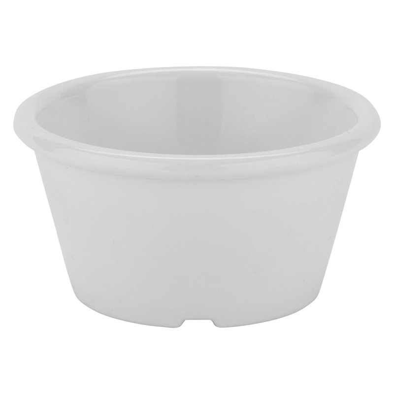 G.E.T. Melamine 12 Piece Ramekin / Soufflé Dish Bakeware Set, White