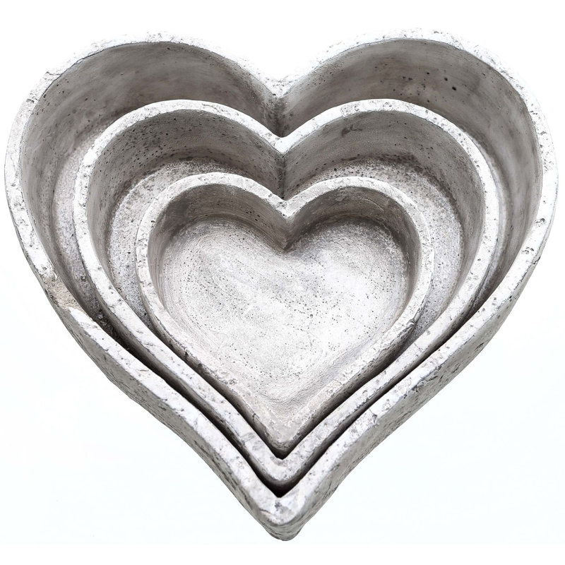 Quidnet Ceramic / Porcelain Ornament Accessory, 9cm H x 31cm W x 31cm D, Grey