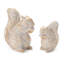 Etched Squirrel with Acorn Figurine