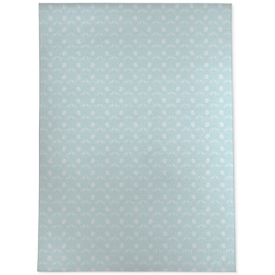 Tapis d'extérieur TRANSLUCENT FLower MULTI AQUA par Red Barrel Studio®