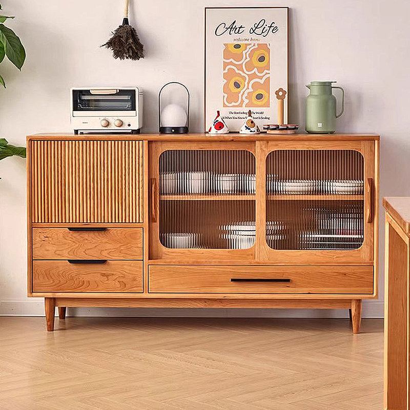 Modern minimalist tableware storage cabinet