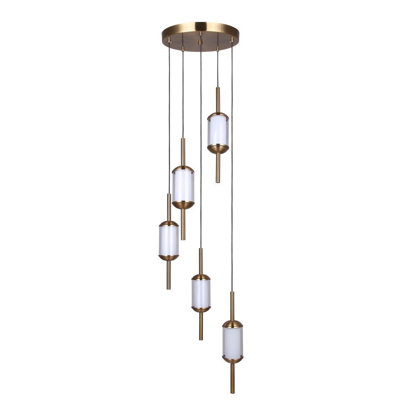 Luminaire suspendu 5 lumières Darlington