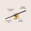 Gallatin Single Light Dimmable LED Armed Sconce-1056985755