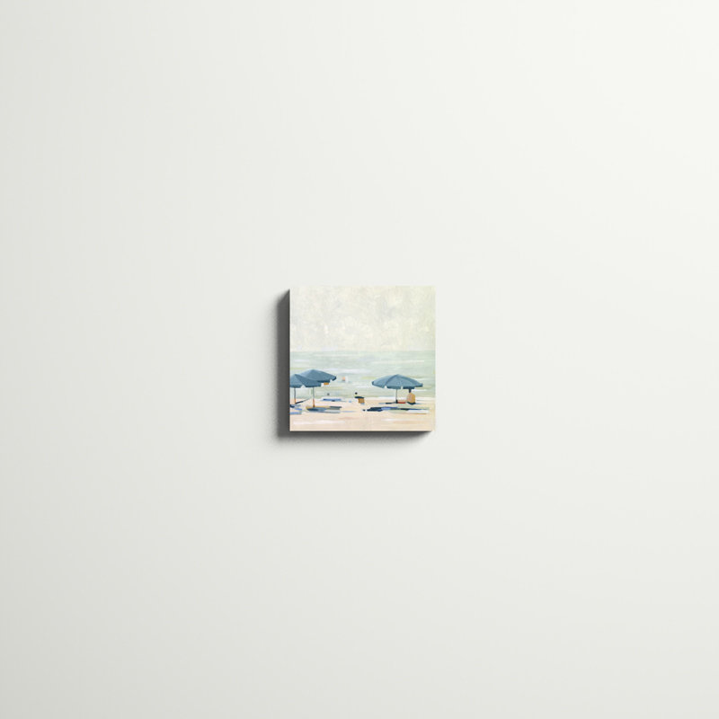 «If It's the Beaches II» par Emma Scarvey - reproduction d'art sur toile, H 12 po x l 12 po, Impression sans cadre