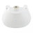 The Renovators Supply Inc. 14'' Gloss Vitreous China U-Shaped Bathroom Sink with Overflow