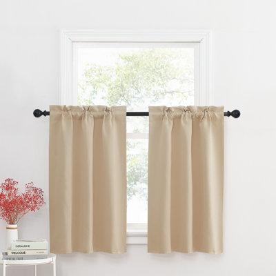 Polyester Blackout Rod Pocket Valance