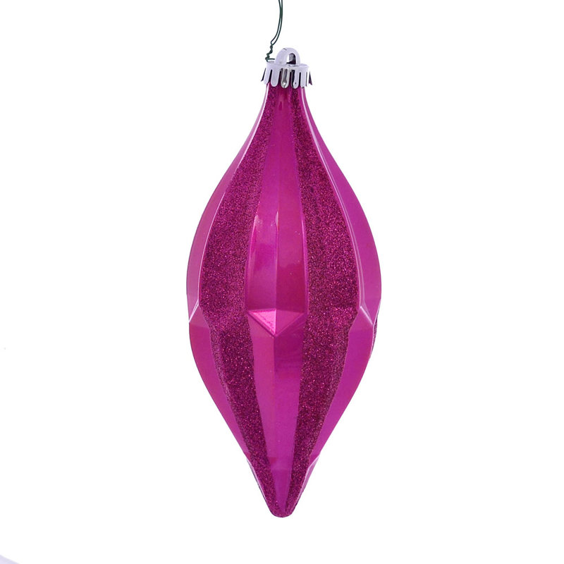 Ornement de Noël 10 po, Fuchsia