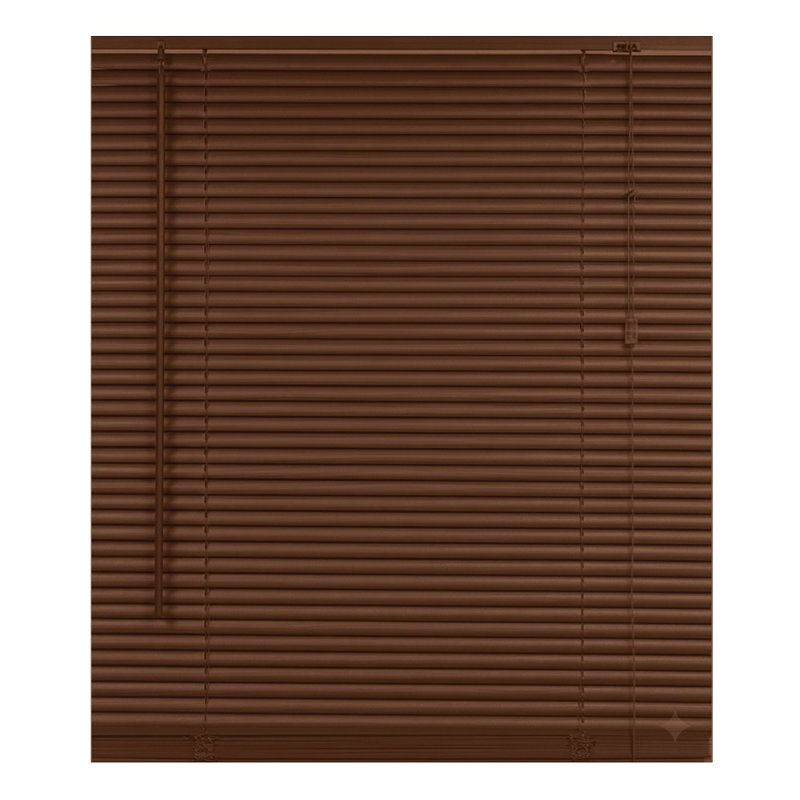 PVC Room Darkening Venetian Blind, 150 cm L x 105 cm W, Walnut