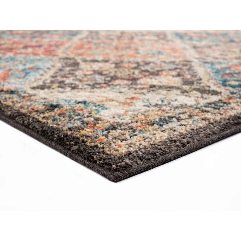 Summertown Synthetic Geometric Indoor Rug, Rectangle 7'10" x 10'6"