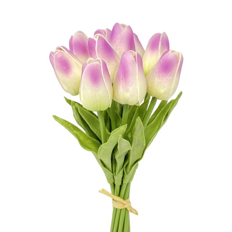 Arrangement floral tulipe véritable, Mauve clair