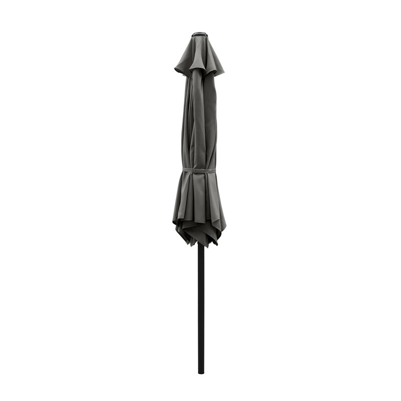 Parasol de marché Tempo, 90'', Gris foncé