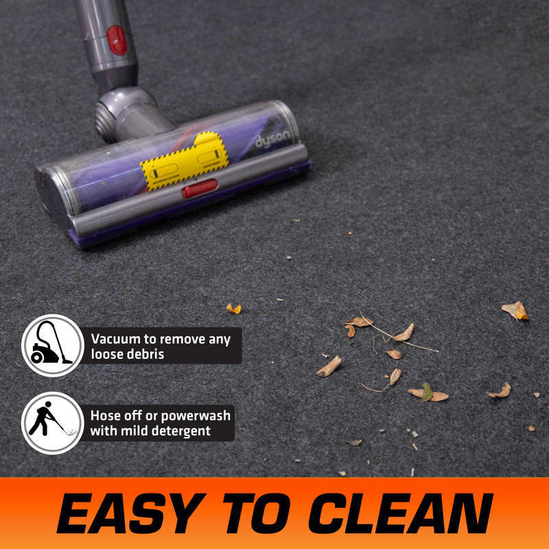 Armor All Garage Floor Runner, Protective Multi-Purpose Mat - Absorbent/Trimmable/Easy To Clean, 0.13" H x 216" L x 29" W