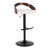 White/Mahogany Seat/Black Frame