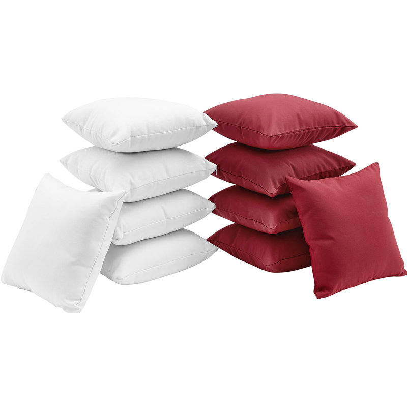 Coussin extérieur Modway Convene, Blanc / rouge