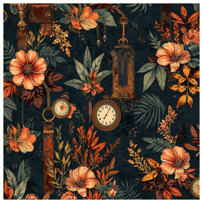 Édredon floral, Simple extra long