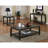 Elegant Rectangular Cappuccino Console Table With Functional Shelf Stylish Bowed Legs And Storage