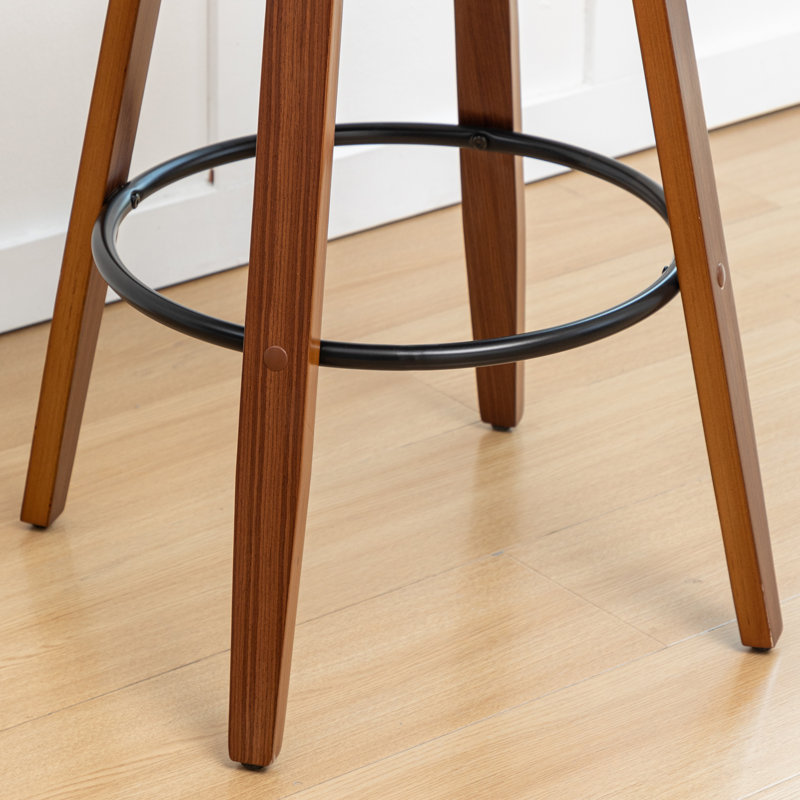 Tabourets Valerie, Brun, Tabouret de comptoir (siège d'une hauteur de 25 p