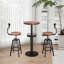 Tabouret pivotant en bois massif Heathfield-2059665223