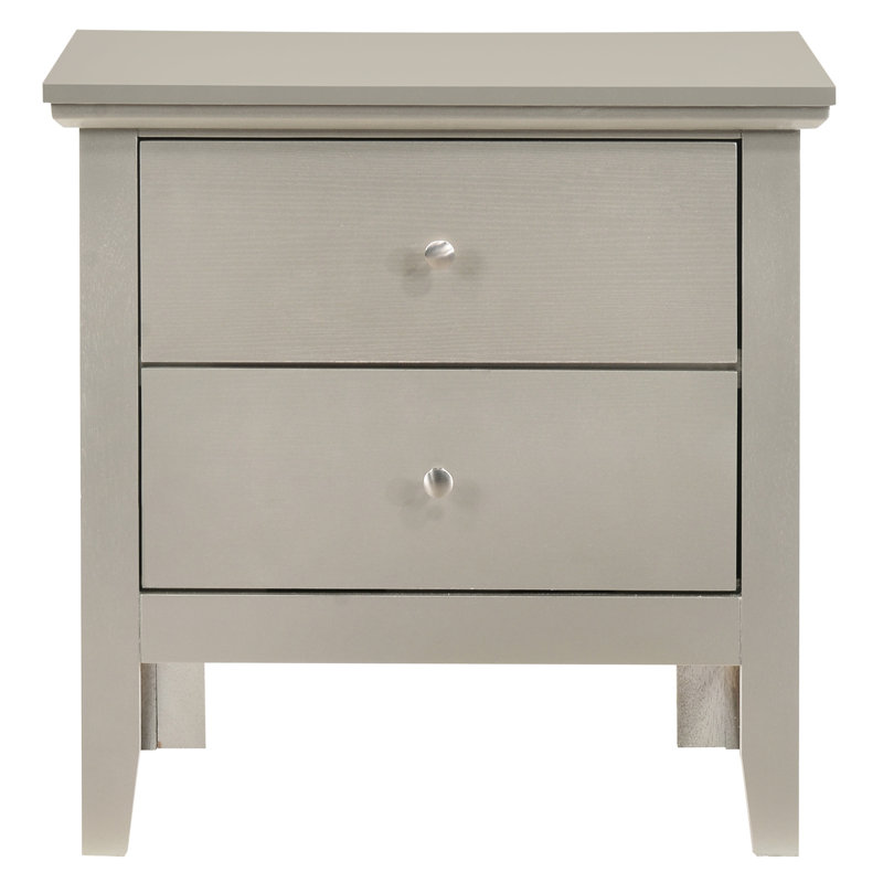 Élégante table de chevet en bois aggloméré pour les chambres sophistiquées