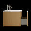 Meuble-lavabo mural moderne avec lavabo