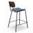 Buda Upholstered Counter Stool with Metal Frame-80858665-80858667-80858660