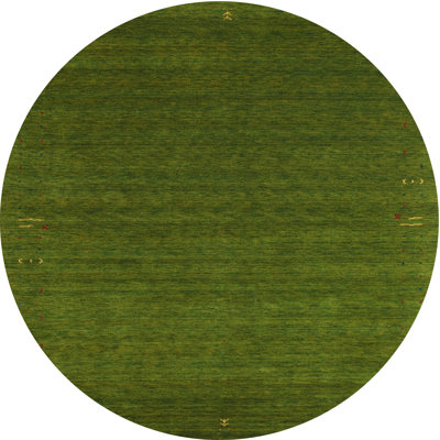 Tapis de zone vert contemporaine