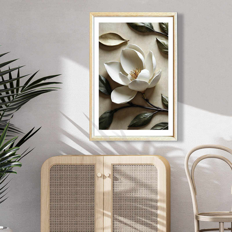 Peinture décorative en panneau de fibres à densité moyenne, 16.5" H x 24.4" W