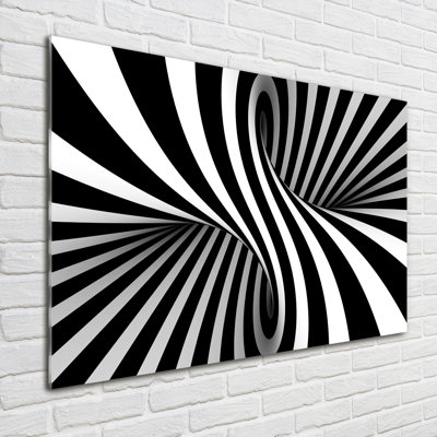Swirl Abstraction - Unframed Art Prints on Glass