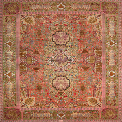 Tapis oriental rouge / beige Skillings