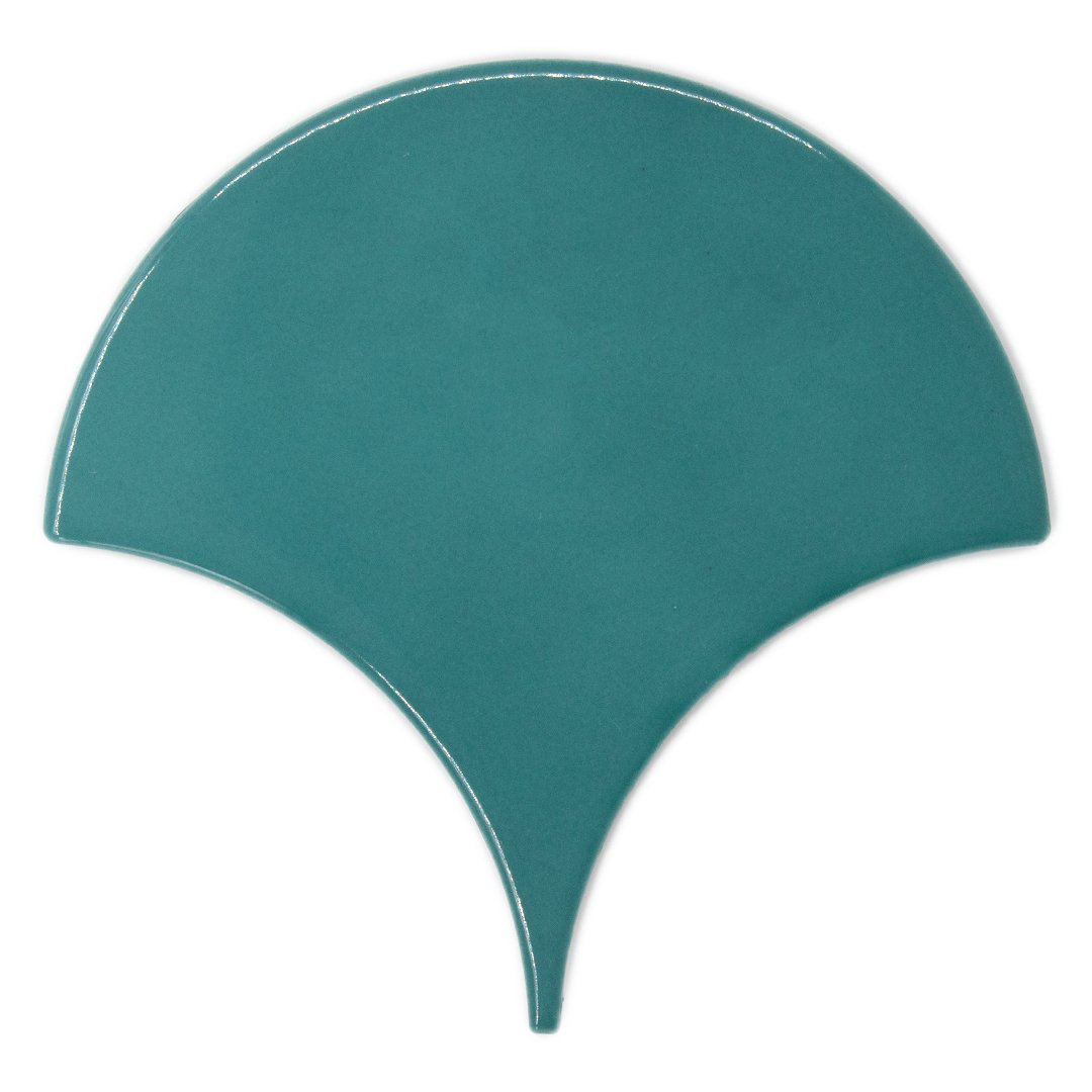 5" x 5" Ceramic Wall Tile, Emerald