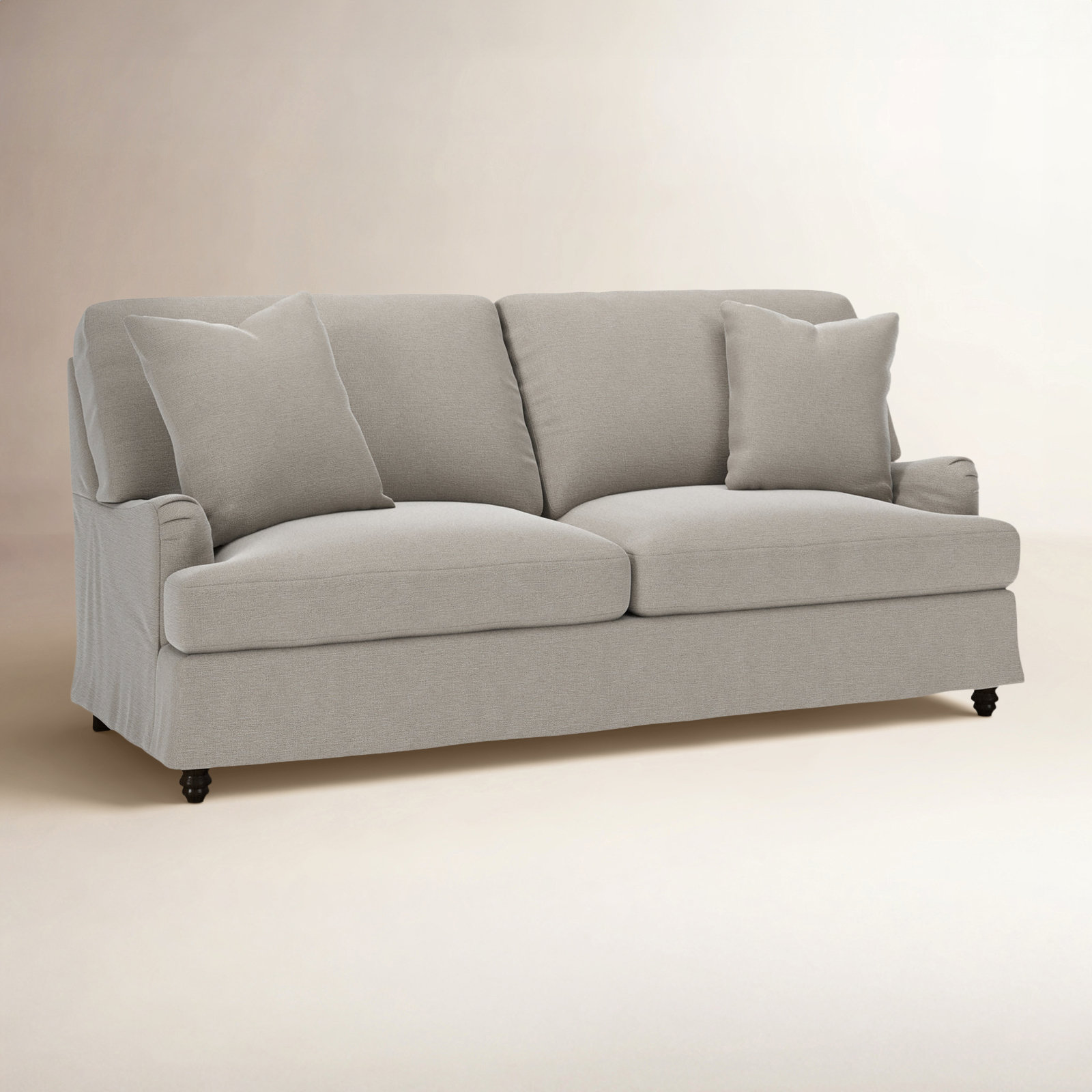 Walters 82'' Sofa, Drusky Linen Sustain® Basketweave