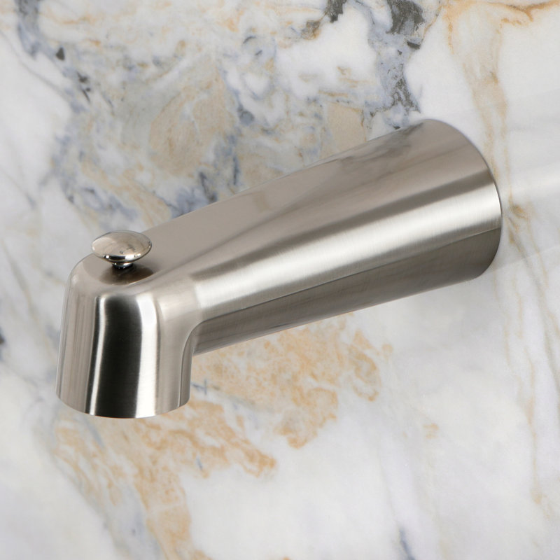 Kingston Brass Concord Single-Handle Pressure Balanced Tub and Shower Faucet, Brushed Nickel