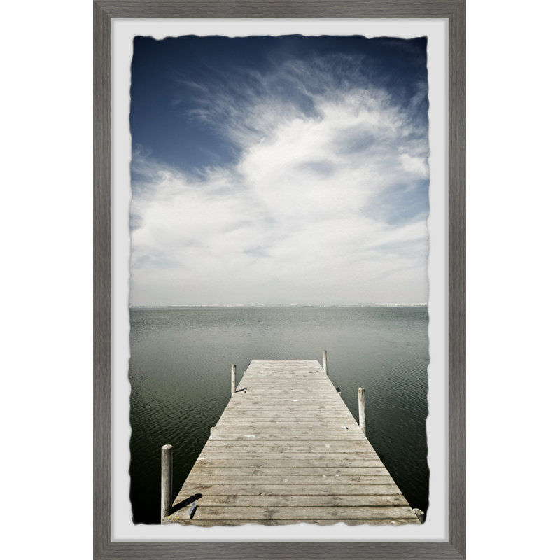 Gloomy Sea - Single Picture Frame Print, 45cm H x 38cm W x 3.81cm D
