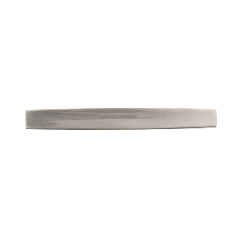 Channel Collection Handle Pull - Cabinet Pull - Contemporary Hardware for Drawers & Cabinets, Satin Nickel, 3 3/4"