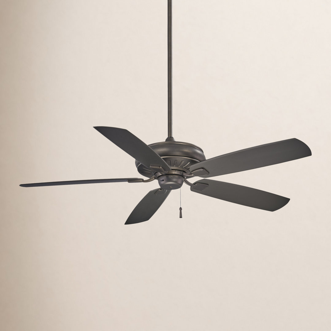 60" Sunseeker 5 - Blade Outdoor Standard Ceiling Fan with Pull Chain Minka Aire Fan Body 