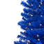 Pre-Lit Medium Artificial Pine Christmas Tree - Royal Blue - Clear Lights-1968672302