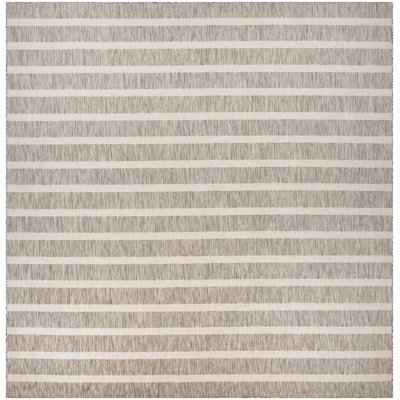  Tapis moderne ivoire gris carré Positano