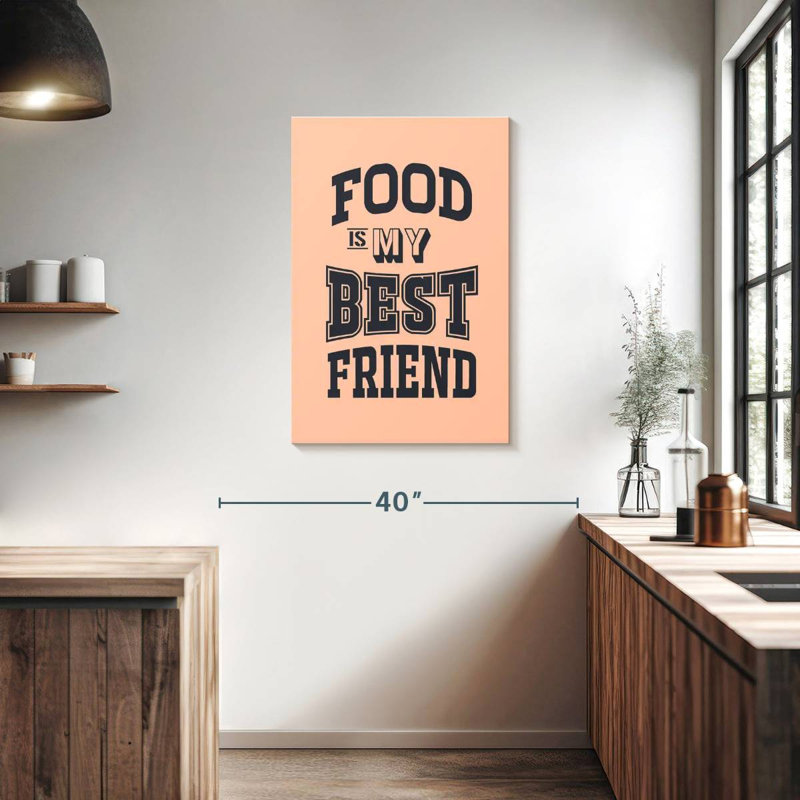 Tergel Food Typography, 36" H x 24" W