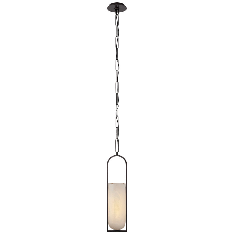 Kelly Wearstler Melange Small Elongated Pendant, Bronze